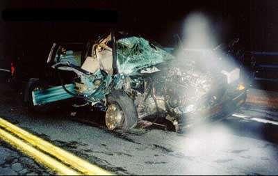 Fantome apres un accident